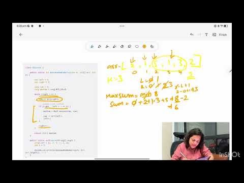 1/12 Maximum sum of subarray of size k | sliding window