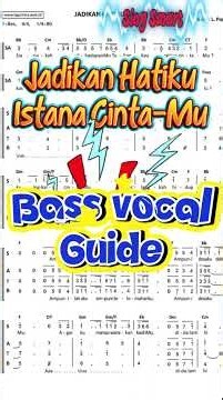 Vocal Bas guide Jadikan Hatiku Istana Cinta-Mu | sing with heart #choir #singing