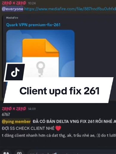 Client fix 261 NEWWWW🔥✨ #share #xuhuong #discord #client #roblox