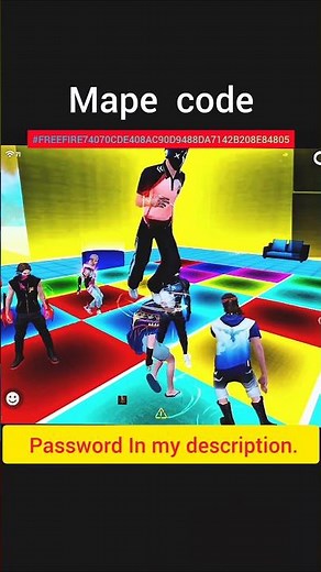 #freefire new danceing craftland mape code❤️❤️😘😘😂😂