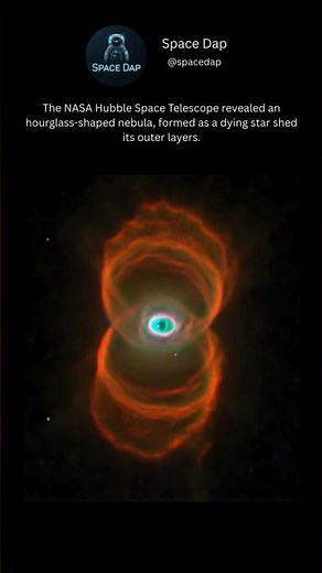 NASA Hubble Telescope Captures Stunning Hourglass Nebula Around a Dying Star