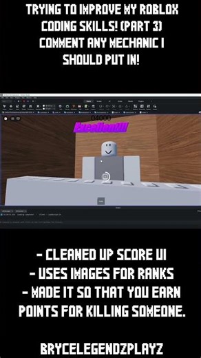 Part 3 of trying to improve my coding skills!