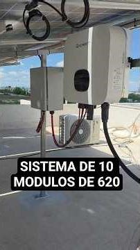 Tutorial acordeón de botones/ Sistema fotovoltaico de 10 módulos de 620w