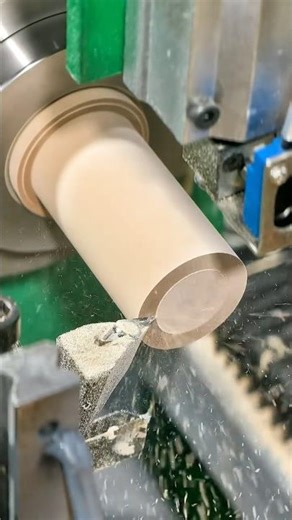 Satisfying CNC Internal Thread Cutting Process #woodworking #ubdiy #traditionalcraftsmanship