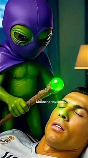 🤯 “Alien Spray Makes Ronaldo’s Nose Huge!” #shorts #ronaldo #naymer #messi #alien