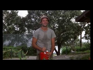 Bill Murray in Caddyshack you wore green so you could hide