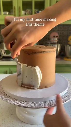 A dreamy bubbles themed cake!🫧..Cake credits: @naan_bai ..#reels #reelsinstagram #reeloftheday #bakers #bakersofinstagram #homebakers #socialmedia #socialmediahandling #socialmediamarketing #india #worldwidecakes #perfectcake #bubblescake #twotiercake #prettycake | CakeNest