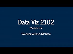 Working with UCDP Conflict Data