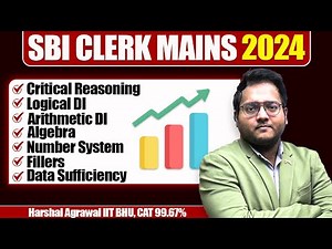 🔥SBI CLERK Mains Level Quant | Logical DI, Algebra, Arithmetic, Critical Reasoning | Harshal Sir