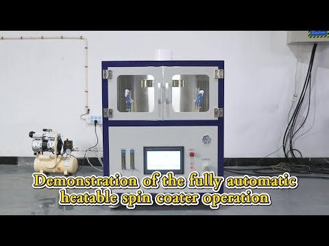 Operation of the fully automatic spin coating instrument
