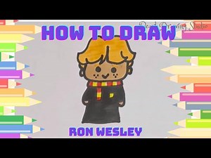 How to draw Ron Weasley - Easy beginners Ron Weasley drawing