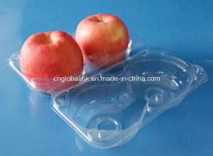 [Hot Item] Disposable Clamshell Plastic Apple Tray Container for Fruit Packaging