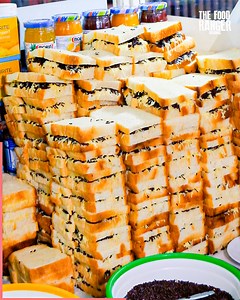 The sweetest street toast in the world - absolutely loaded! | The Food Ranger