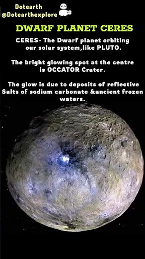 Dwarf planet ceres captured by dawn spacecraft