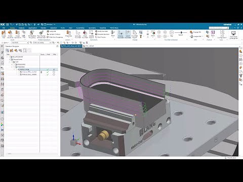 Machining thin-walled parts using NX CAM