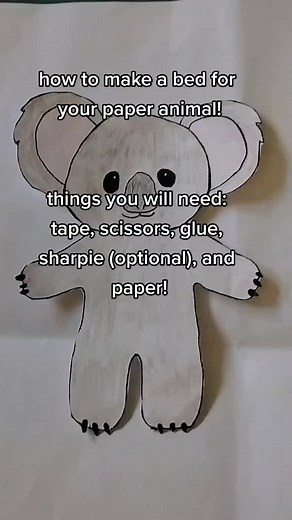 DIY Paper Animal Bed Tutorial