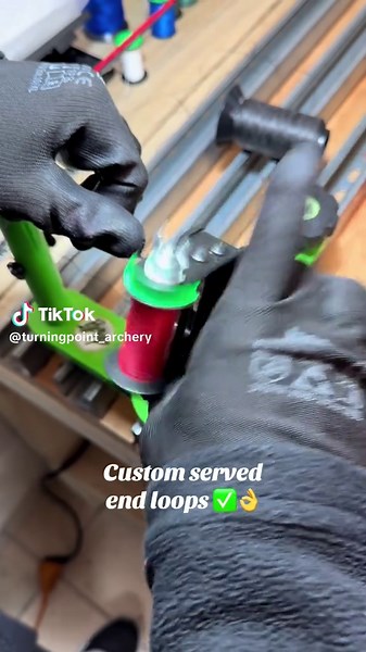 Durable Custom Served End Loops for Archery