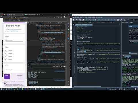 Cara mengisi link google form secara otomatis menggunakan python (selenium dan webdriver)