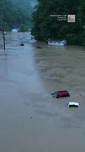 Devastating Kentucky Flood Damage Revealed in Aerial Footage