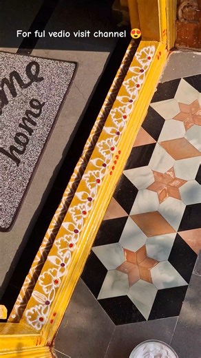 Easy Door Border Rangoli Design | Daily Rangoli for Entrance | Simple & Beautiful Kolam 2026