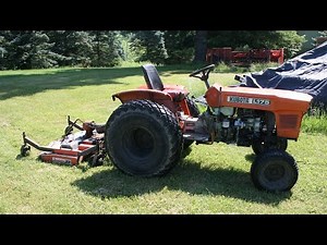 Kubota L175 Tractor w/ Mower Attachment 17HP/2800RPM 8Speed 2750-A