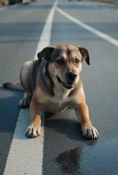 Dog Hit by Truck but Survives Emotional Road Safety Awareness Video #shorts