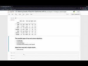 201 Simultaneous row and column subset selection