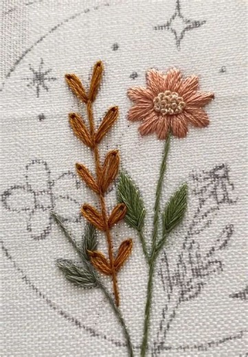 Easy Leaf Embroidery with Lazy Daisy Stitch Tutorial