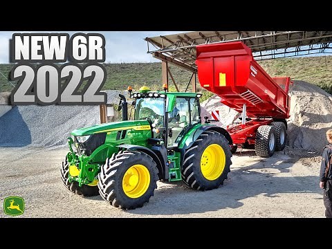 I tested the new 2022 6R tractors!! JOHN DEERE