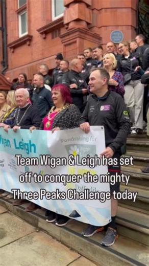 6.3K views · 72 reactions | This morning, Team Wigan & Leigh set off...