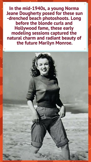Marilyn Monroe: The 1940s Beach Photoshoots 🏖️