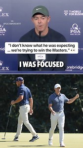 Rory McIlroy had bigger things in mind during the final round of the Masters 🏆 (via pgachampionship/YT) | Yahoo Sports
