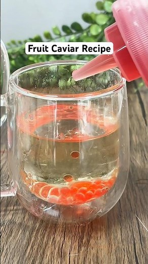 Fruit Caviar Recipe with Only 3 Ingredients!