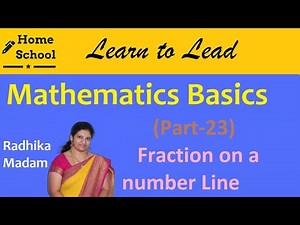 Mathematics Basics|Part-23|Fraction on a Number Line