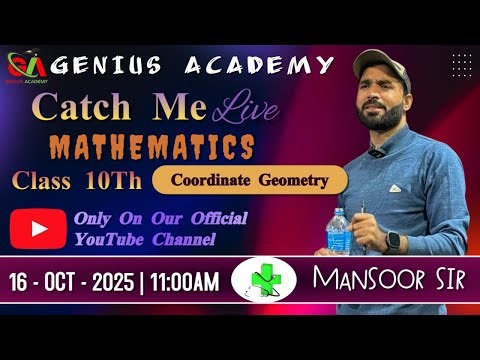 COORDINATE GEOMETRY ONE SHOT CLASS 10TH