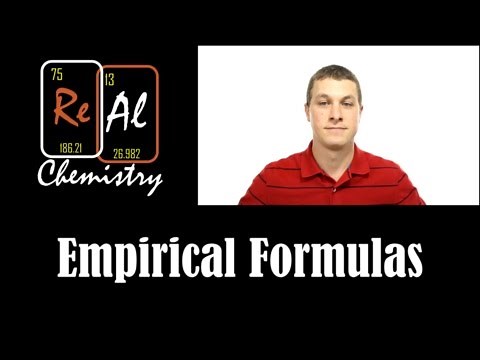 Determining empirical formulas from experimental data - Real Chemistry