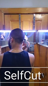 2K views · 21 reactions | I usually cut it with a portable mirror but with Self Cut System Visit: www.selfcutsystem.com #SelfCut #selfcutsystem #Haircut | Self-Cut System | Facebook