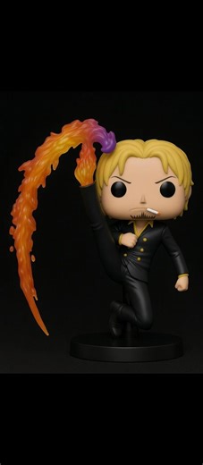 Sanji Diable Jambe Funko Pop Style | One Piece STL 3D | Black Leg Flames Anime Figure | Collectible Resin Print - Etsy Australia