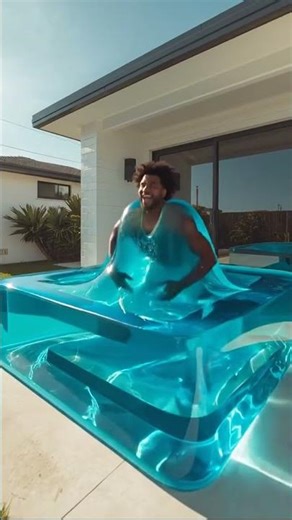 Is This the Wildest Jelly Pool Jump You’ve Seen?