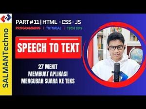 Membuat Aplikasi Mengubah Suara Menjadi Teks | Voice To Text