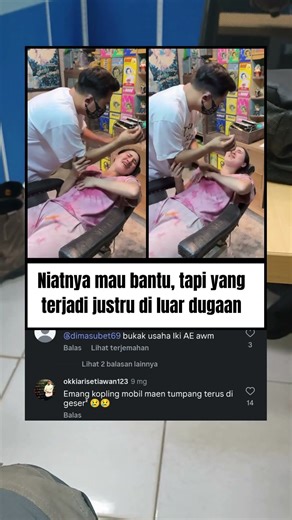 Niatnya mau bantu, tapi yang terjadi justru di luar dugaan😳 #shorts #viral #humor