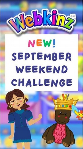New September Challenge for Webkinz Classic: Mr. Arte Fact Weekend Challenge! #webkinz