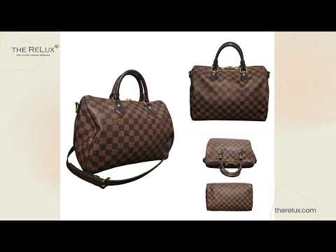 Louis Vuitton Damier Ebene Speedy Bandouliere 30 | The Relux