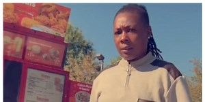 Customer gets interviewed for a job at Popeyes in the drive-thru