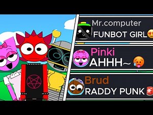 Sprunki Reacts to Pyramixed but Human | NEW MOD #sprunki