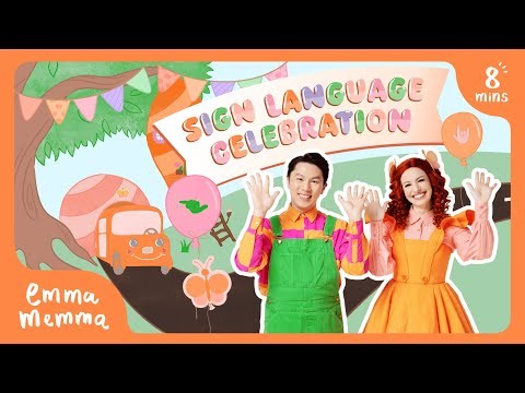 Emma Memma: Sign Language Celebration! 🤟 International Day of Sign Languages #kids #learning #auslan