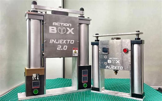 [Action BOX] 自制塑料注射机与3D印刷模具_ Injekto 2.0