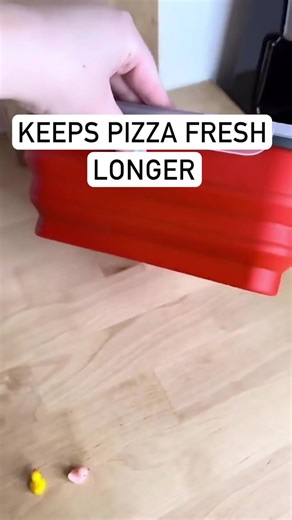 Amazon’s viral kitchen must-have 🍕 Keeps slices fresh, saves fridge space & cleans easy 🚨 | The Perfect Pizza Pack