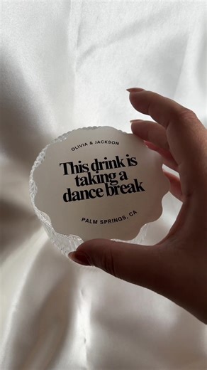 Cute Drink Toppers for Your Wedding Party