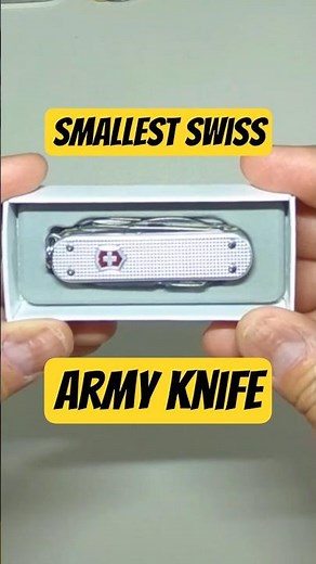 Unboxing the Smallest Swiss Army Knife Ever! 😲 | Victorinox Mini Champ #Shorts